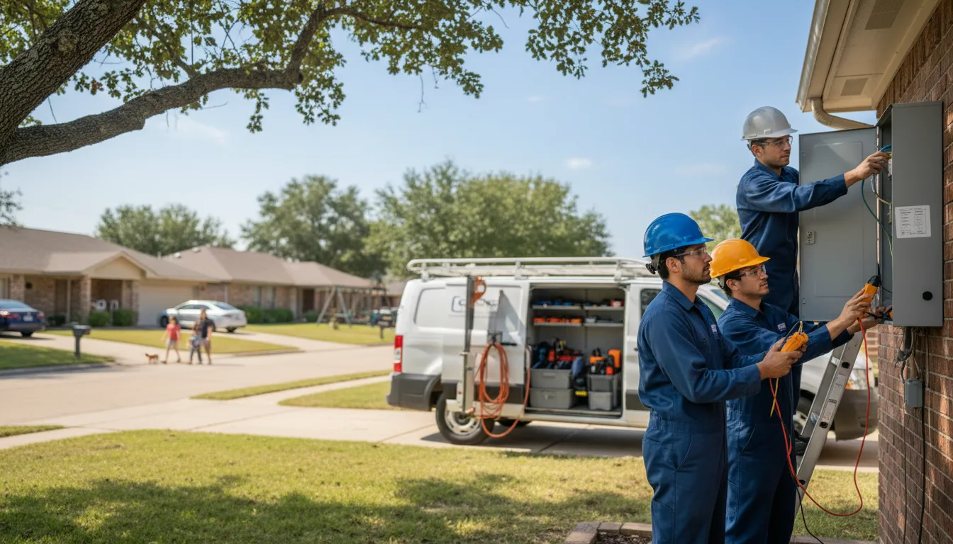 Certified electrician providing emergency electrical services in Hanscom Afb, MA